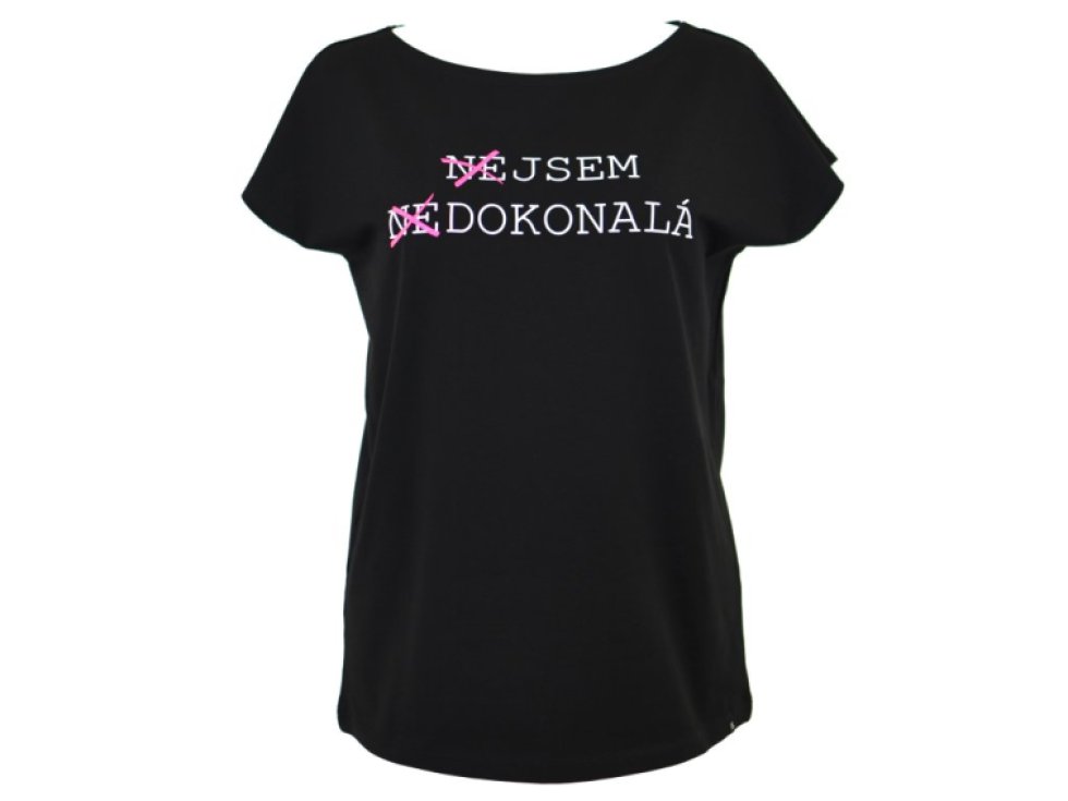 Tričko oversize - černé - dokonalá