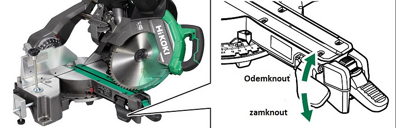 HiKOKI (Hitachi) C12RSH3WAZ Pokosová pila (1.520W/305mm)