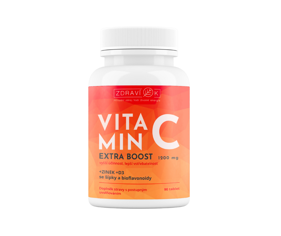 Vitamin C 1200 mg EXTRA BOOST 4+1 ZDARMA
