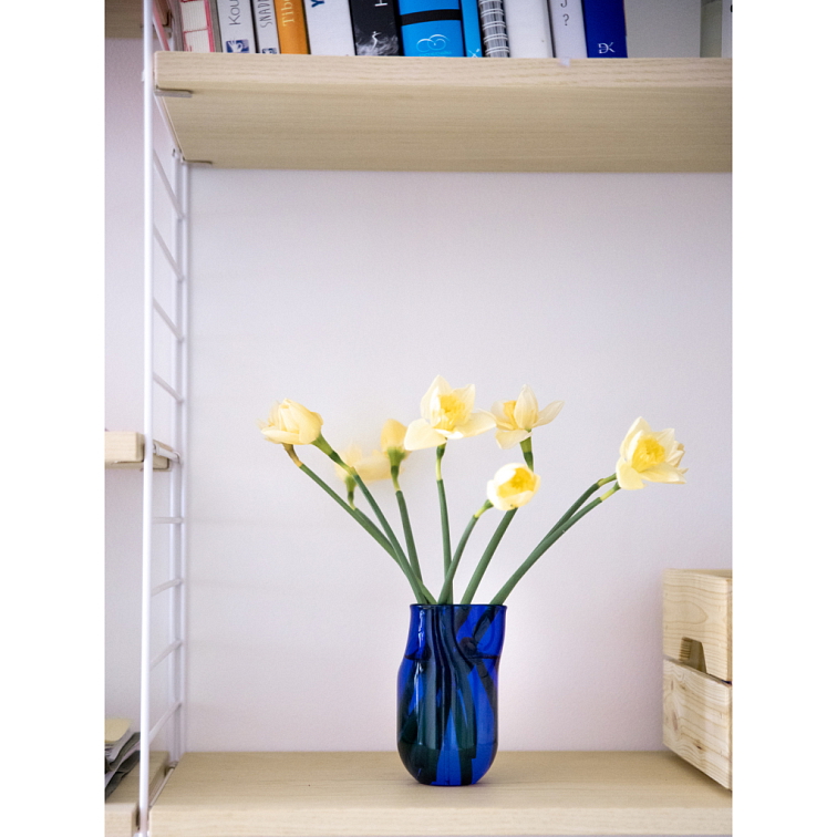 Svíčka organická modrá velká