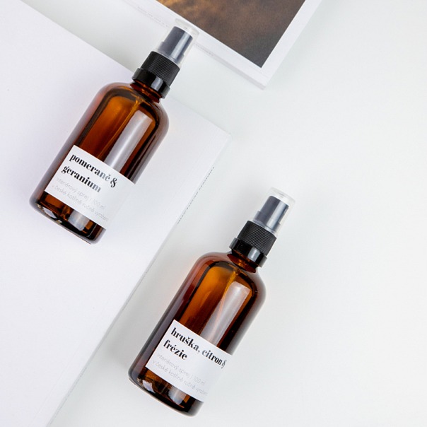 Interiérový sprej Hruška, citron & frézie