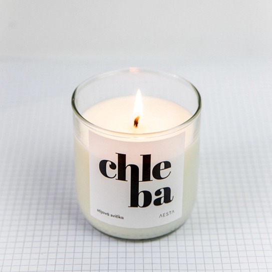 Sójová svíčka Chleba