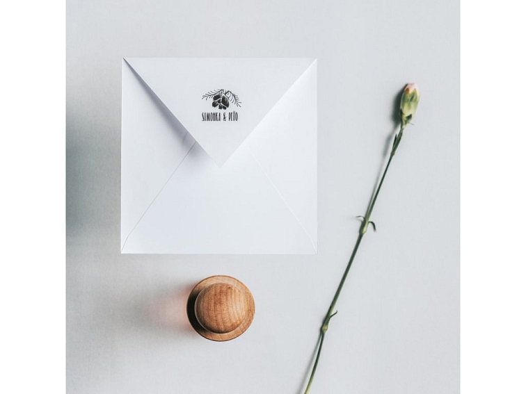 Svadobné oznámenie - Čiernobiela