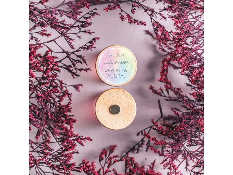 Svadobné oznámenie - Farebná dúha