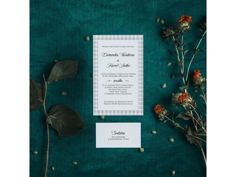 Svadobné oznámenie - Spravny vzorec na lasku