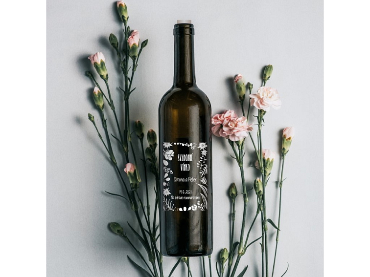 Svadobné oznámenie - Čiernobiela