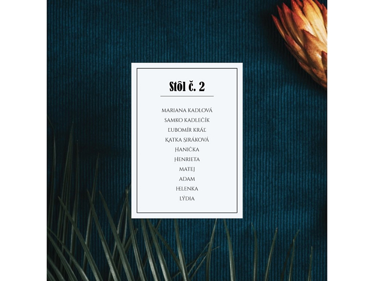 Svadobné oznámenie - Simple