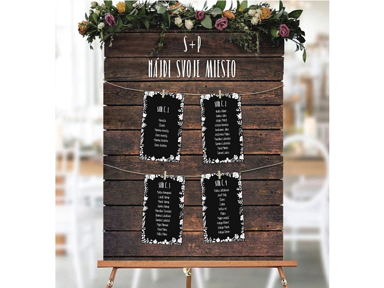 Svadobné oznámenie - Čiernobiela