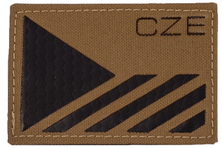 Nášivka - IR vlajka CZE Laser Cut