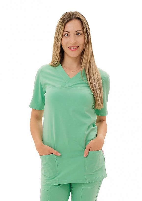 Zdravotnícka košeľa LUJZA Mätová