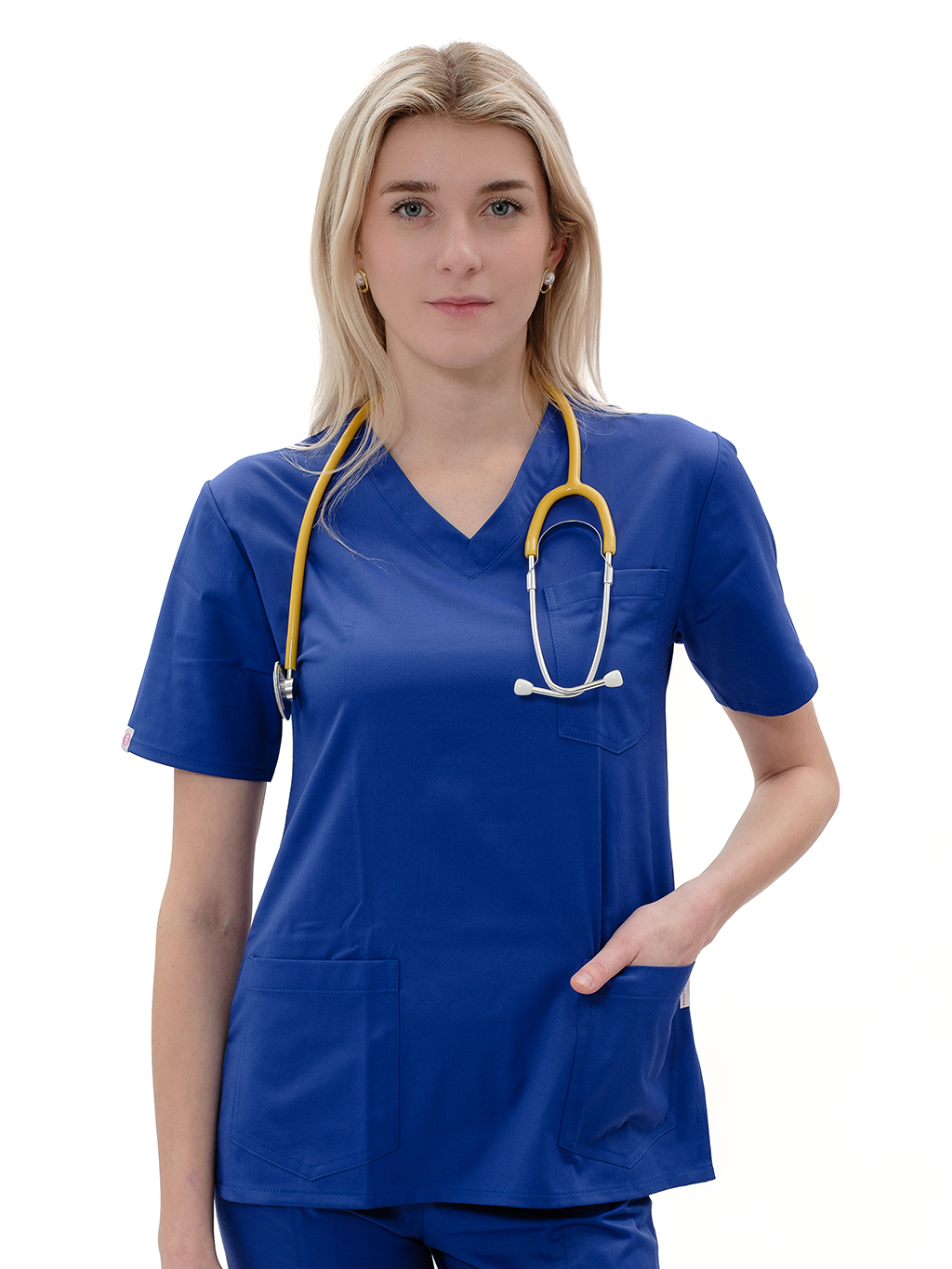 Zdravotnícka košeľa LORA SATTÉ Parížska modrá