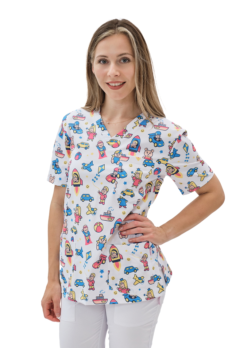 Zdravotnícka košeľa LORA SATTÉ Kinder