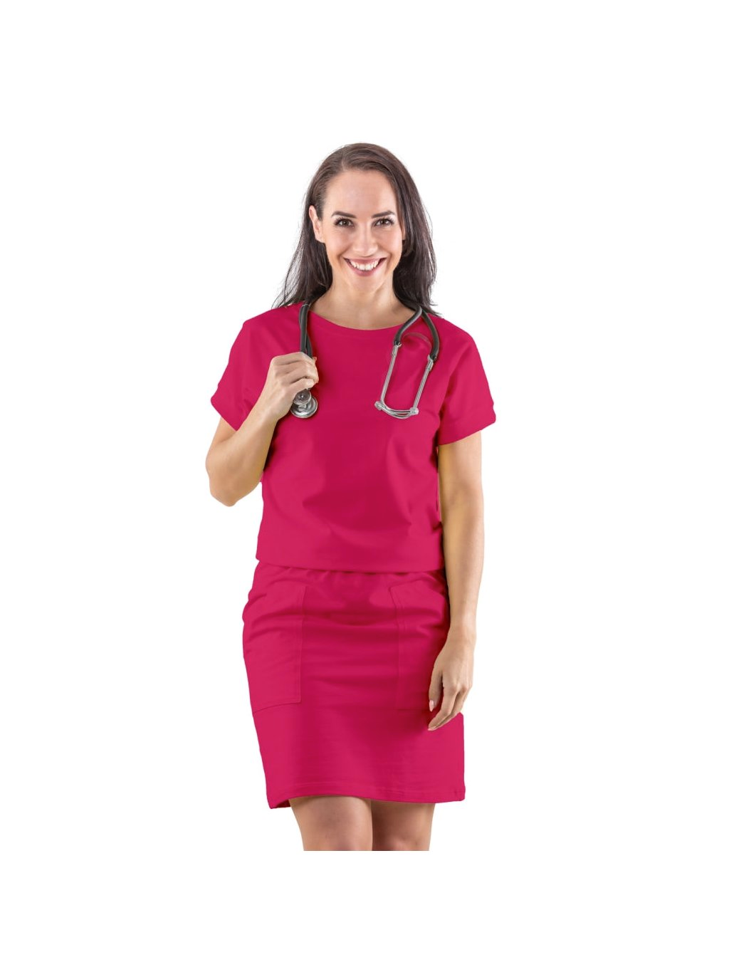 Zdravotnícke šaty Janka Cyklámen