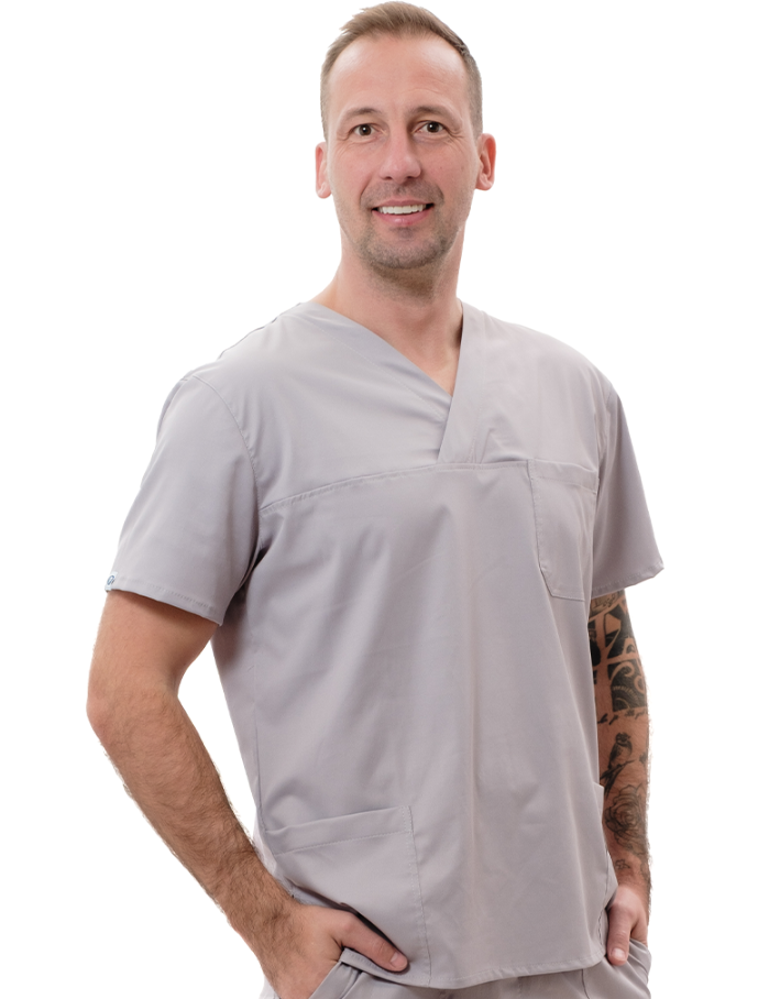 Zdravotnícka košeľa DRAHOŠ Šedá