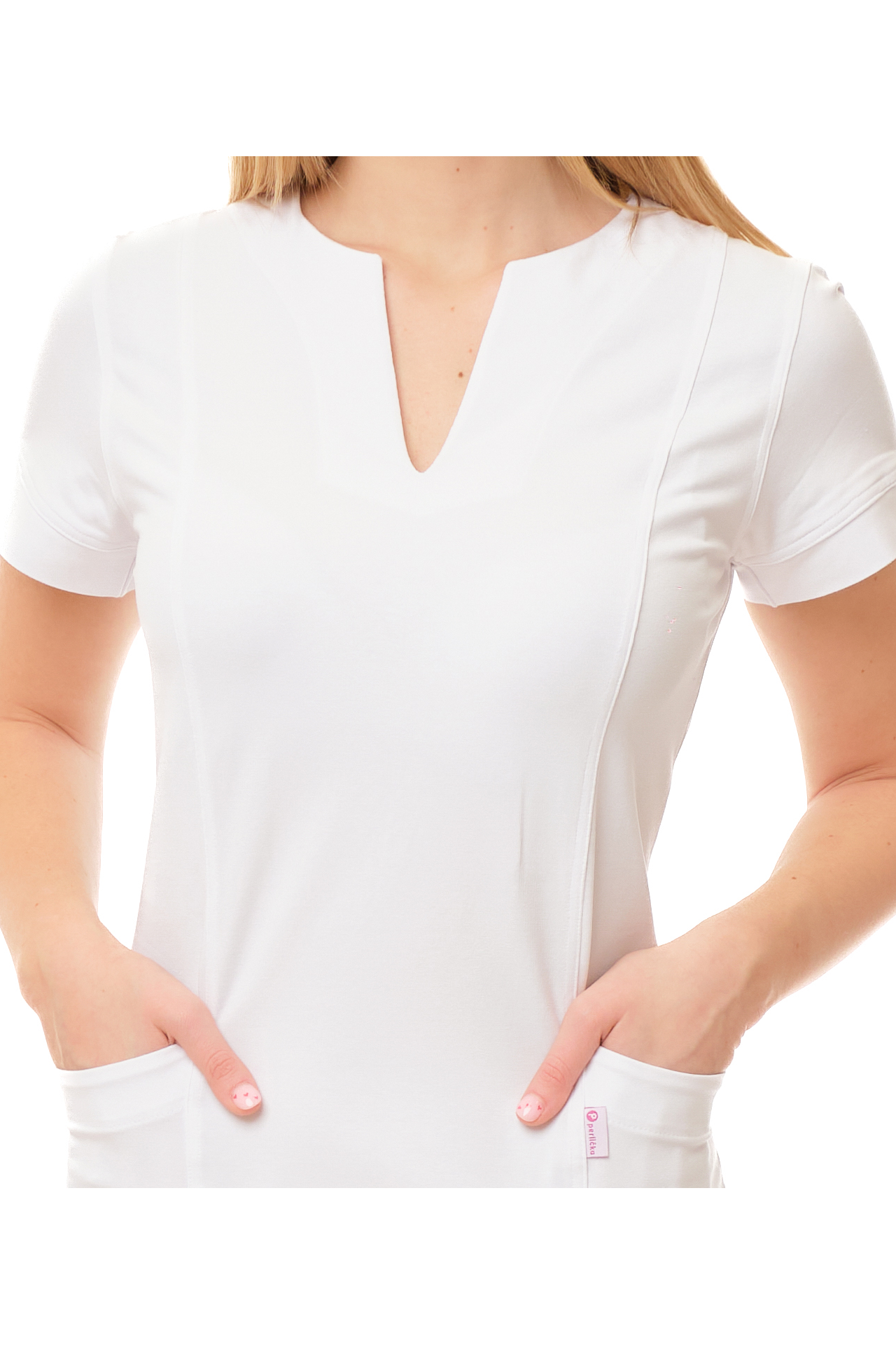 Zdravotnícke šaty Mia SATTÉ® Tmavomodrá