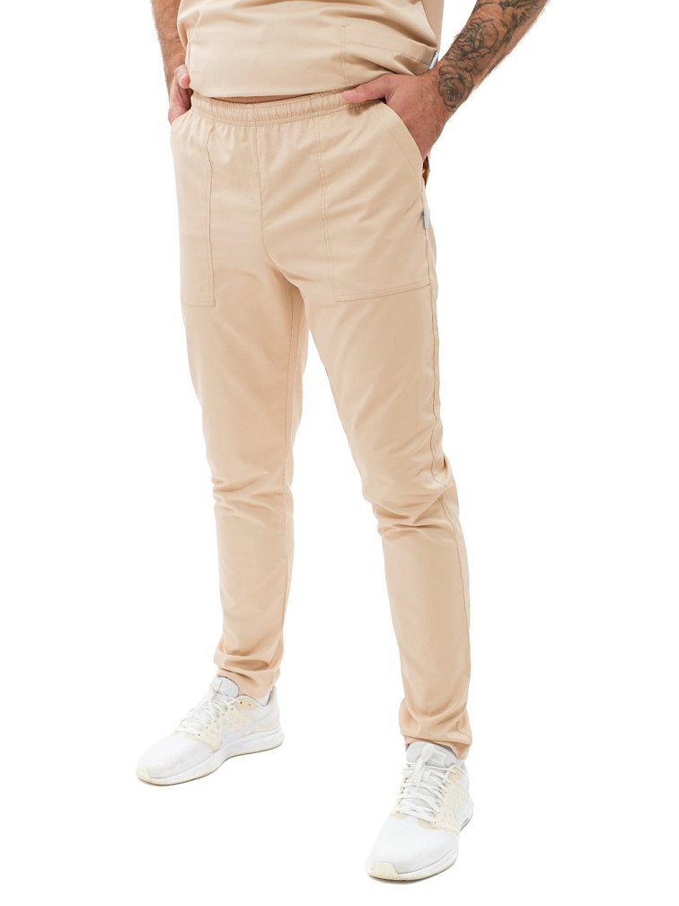 Zdravotnícke nohavice GEJZA SATTÉ Regular Cappuccino