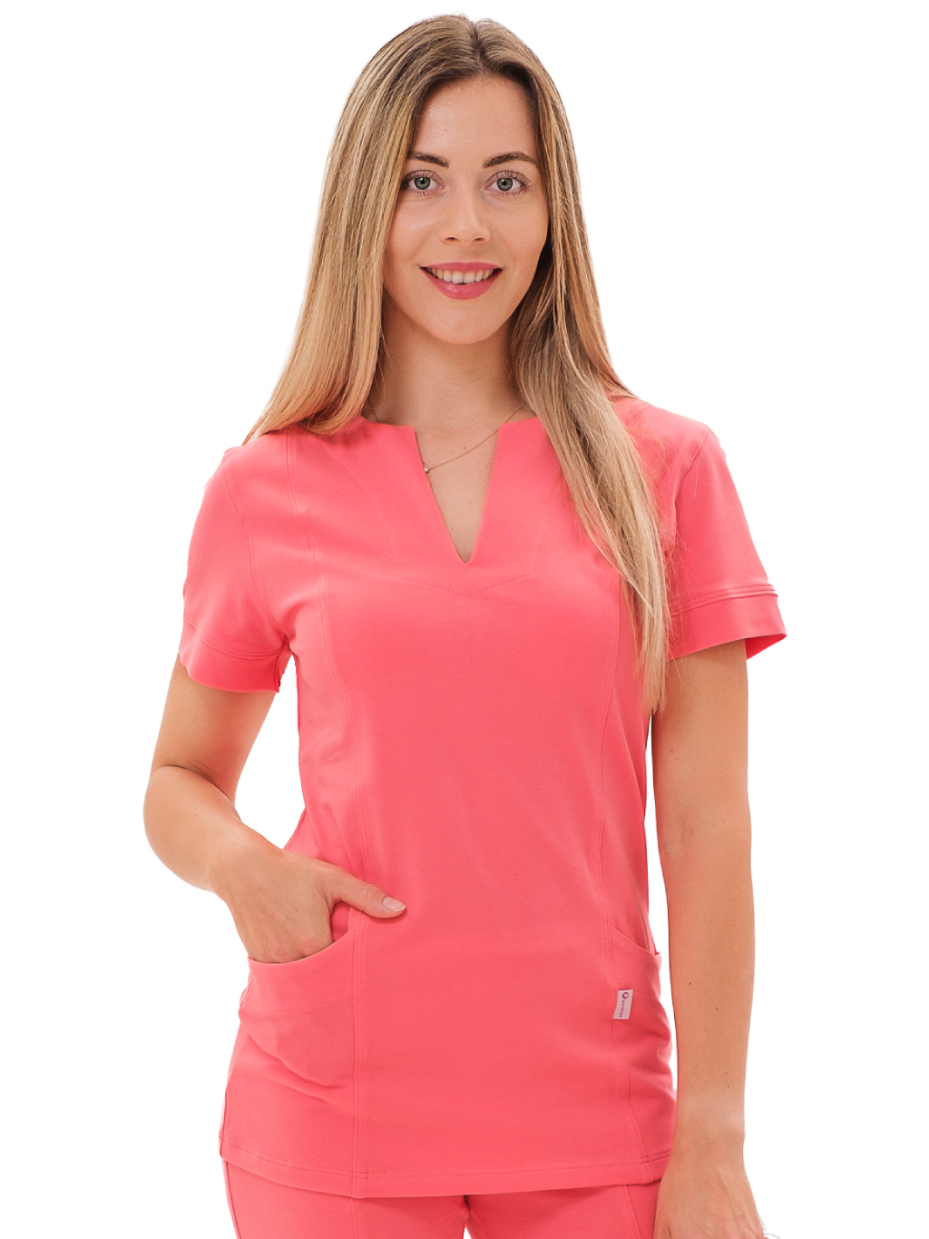 Zdravotnícka košeľa LILI SATTÉ Coral