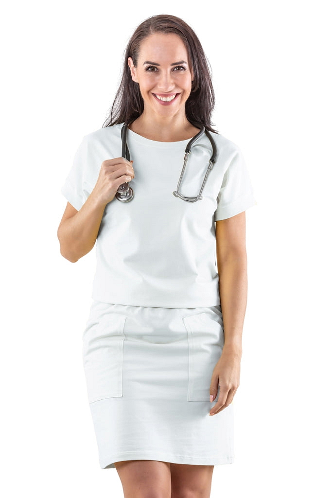 Zdravotnícke šaty Janka Bledomodrá