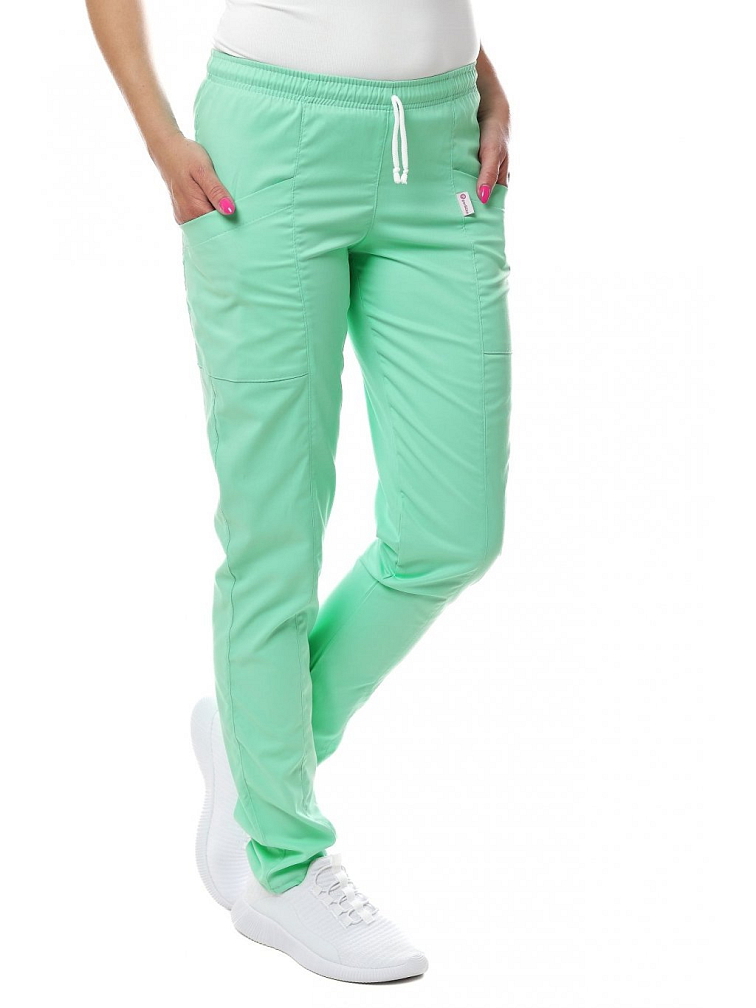 Zdravotnícke nohavice SISI SATTÉ Slim Mätová