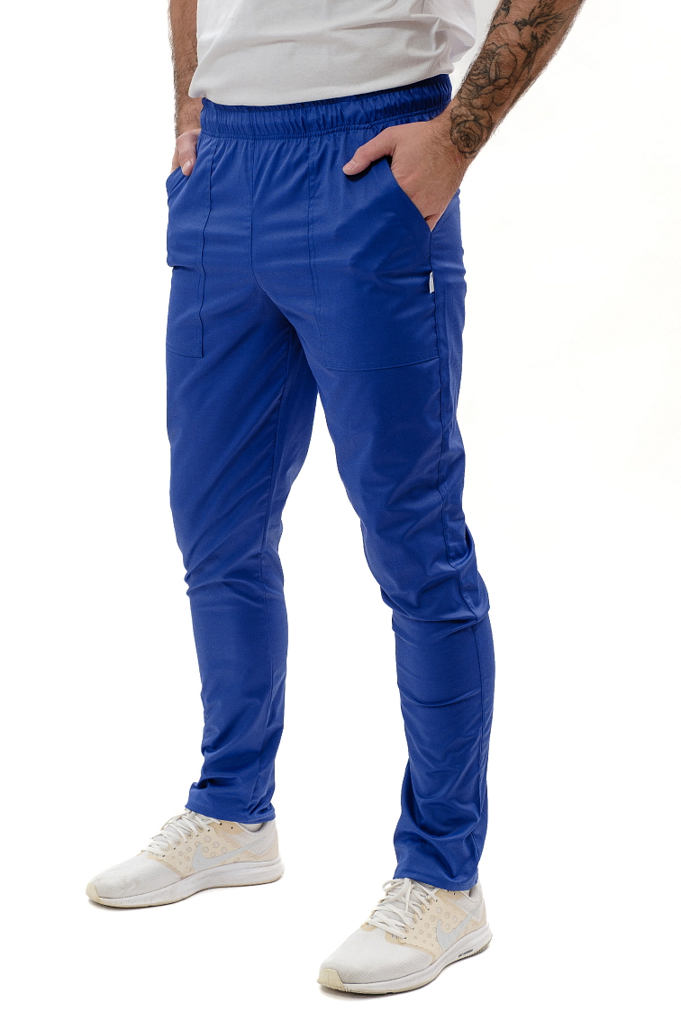 Zdravotnícke nohavice GEJZA SATTÉ Regular Parížska modrá