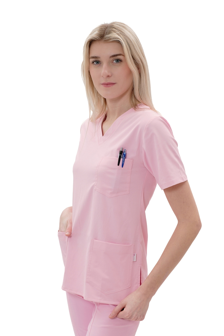 Zdravotnícka košeľa LORA SATTÉ Ružová