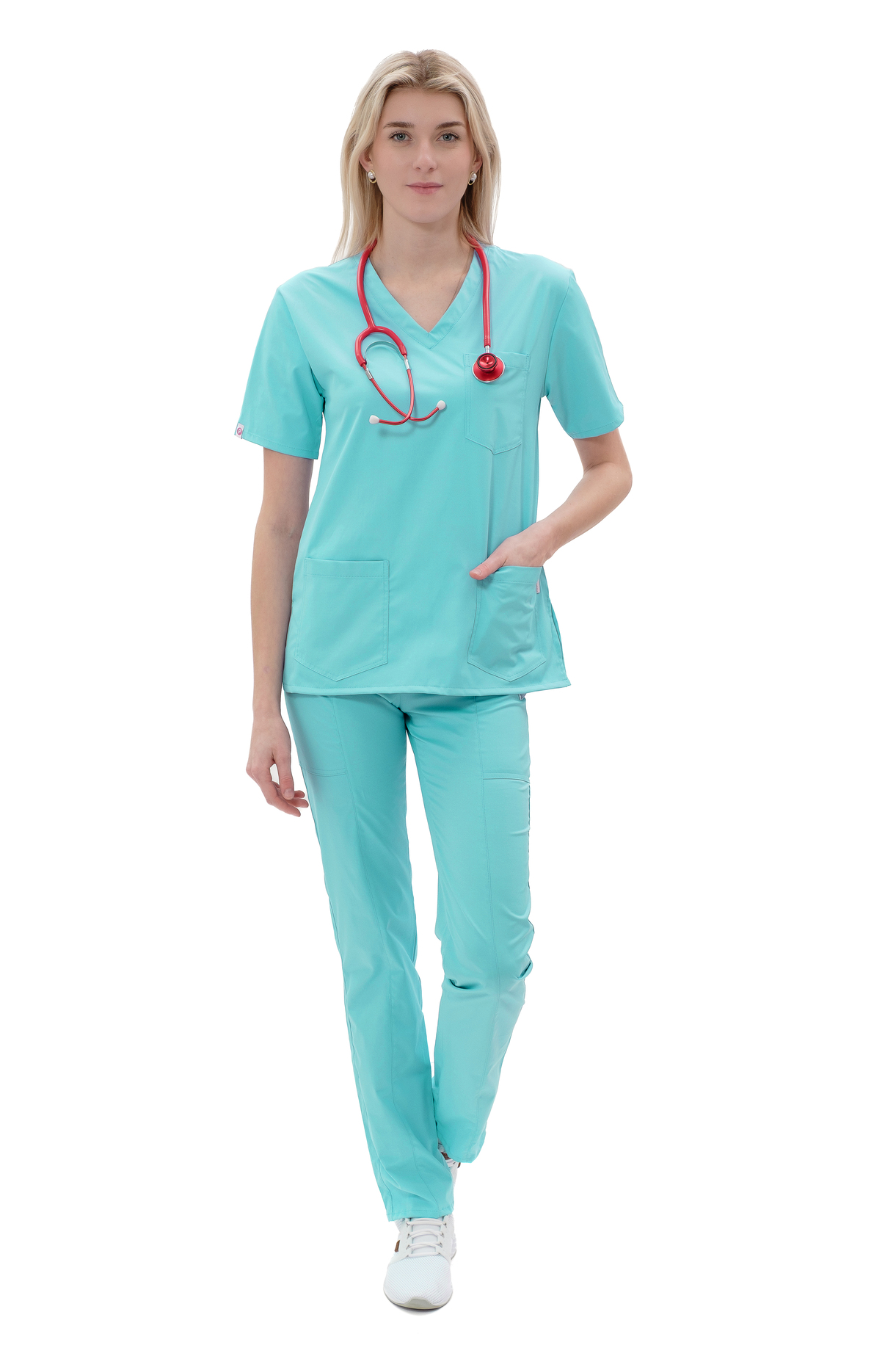 Zdravotnícky set Svetlý tyrkys