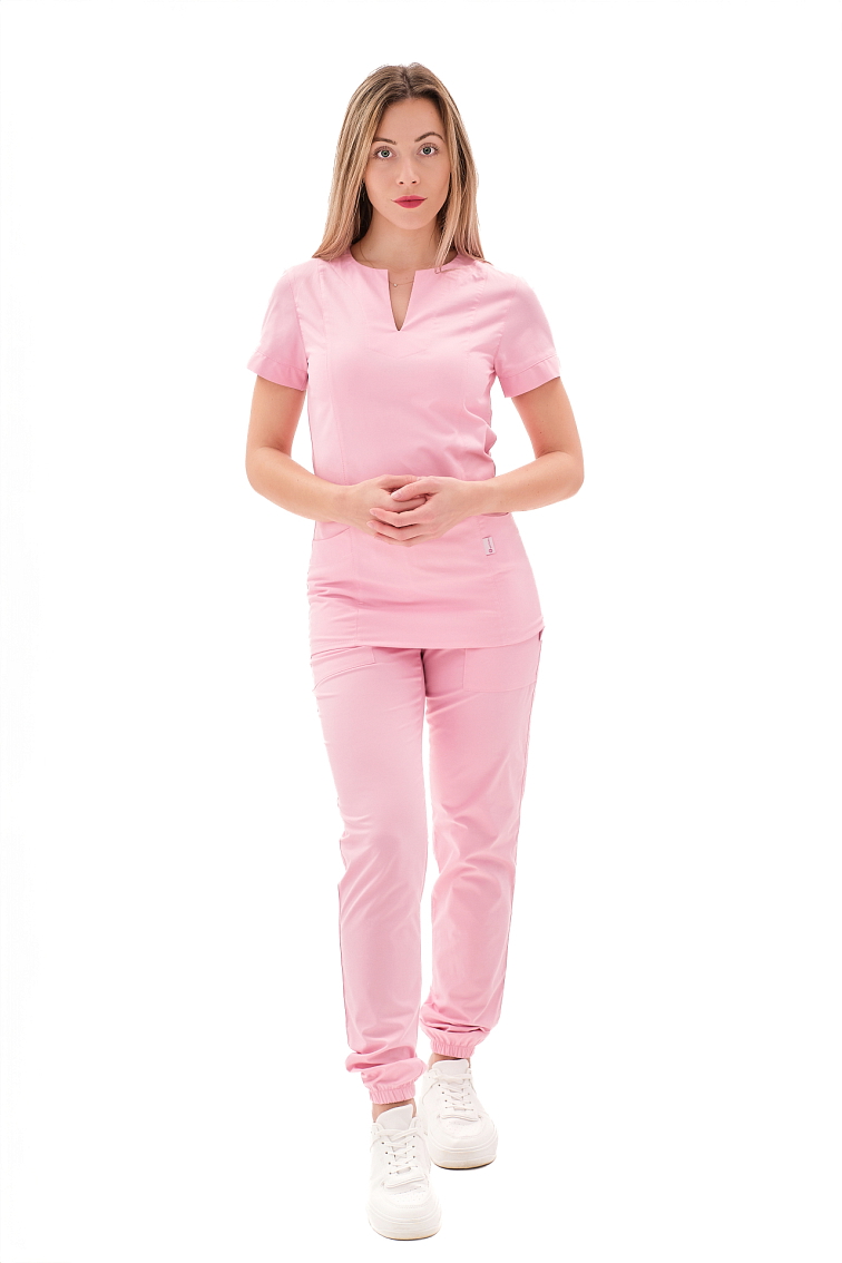 Zdravotnícka košeľa LILI SATTÉ Ružová