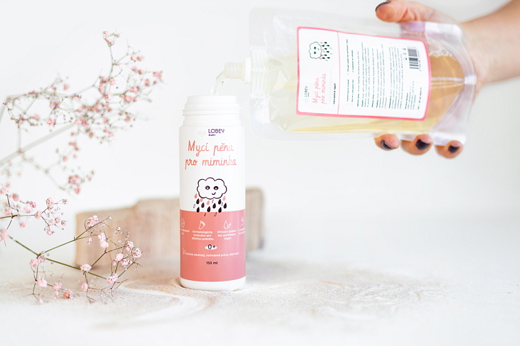 Náhradná náplň Čistiaca pena pre bábätká 150 ml + 30 ml GRATIS