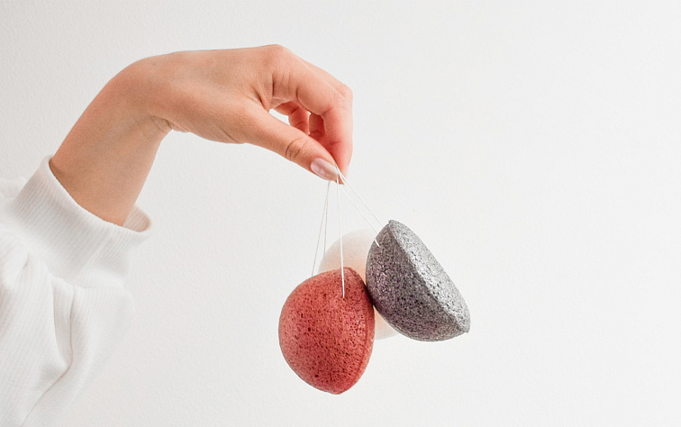 Konjaková hubka - mastná a aknózna pleť