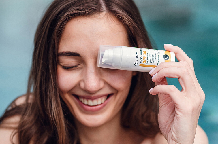 Opaľovací krém na tvár SPF 30 50 ml