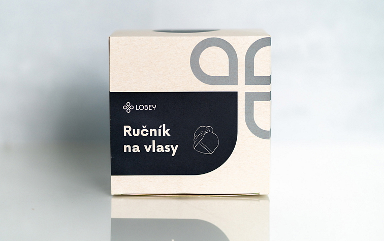 Uterák na vlasy - biely