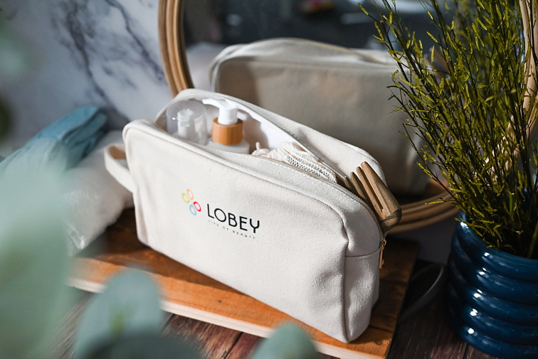 Udržateľná kozmetická taška - veľká