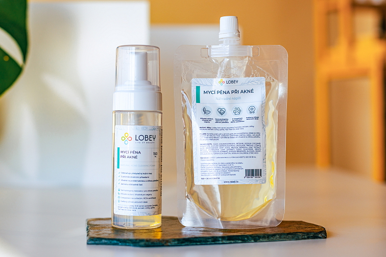 Náhradná náplň Čistiaca pena na akné 150 ml + 30 ml GRATIS REFORMULACE