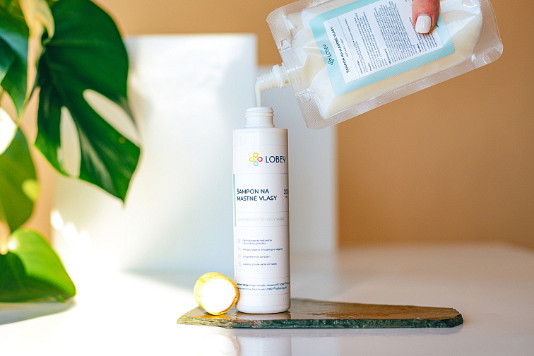 Náhradná náplň Šampón na mastné vlasy 200 ml + 20 ml GRATIS