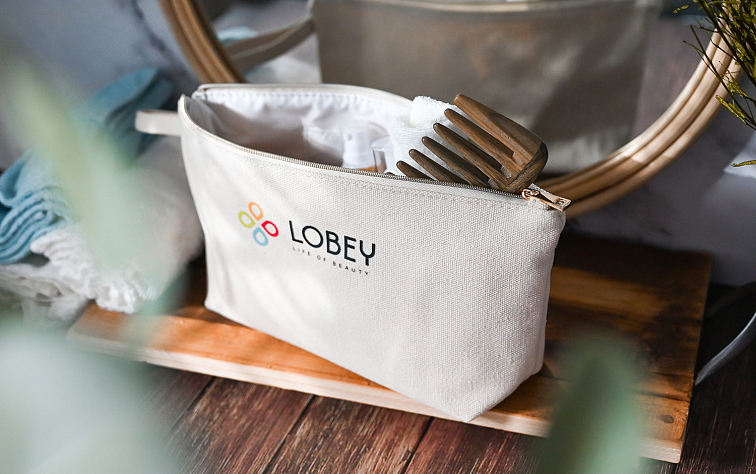 Udržateľná kozmetická taška - stredná