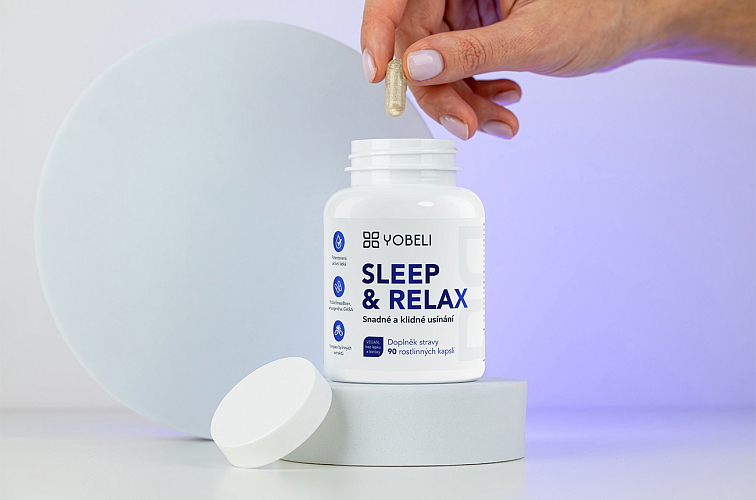 Sleep & Relax YOBELI® na ľahké zaspávanie a pokojný spánok | 90 kapsúl