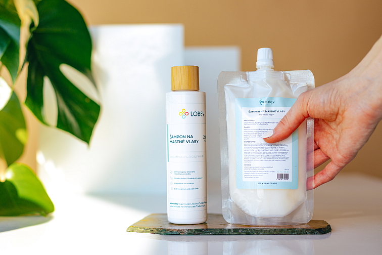Náhradná náplň Šampón na mastné vlasy 200 ml + 20 ml GRATIS