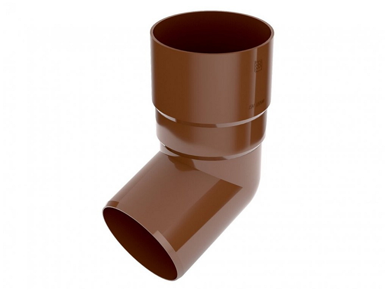 Plastové svodové koleno PVC 60 mm antracit 67,5°