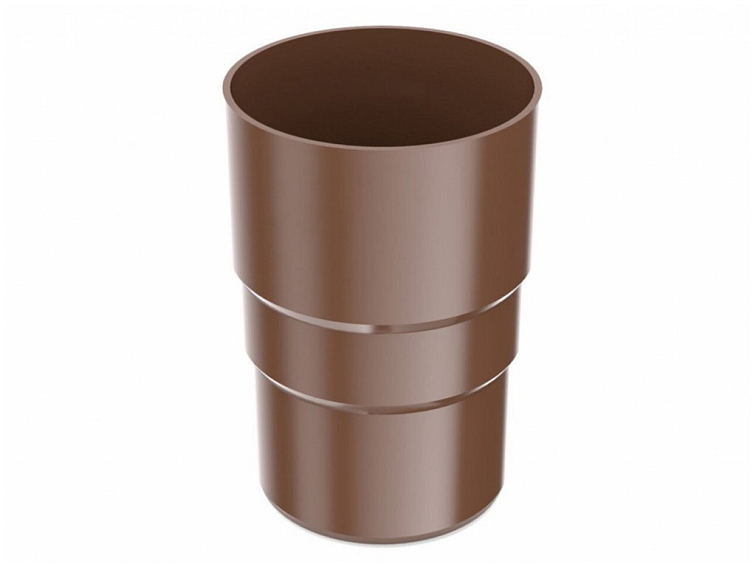 Plastová spojka svodu PVC 60 mm