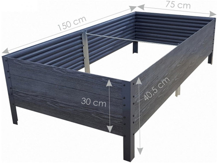 Vyvýšený záhon Timber