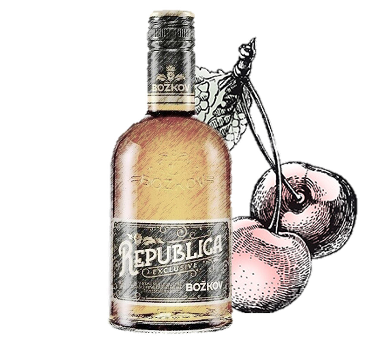 Na punč - tekuté koření s višněmi 345g