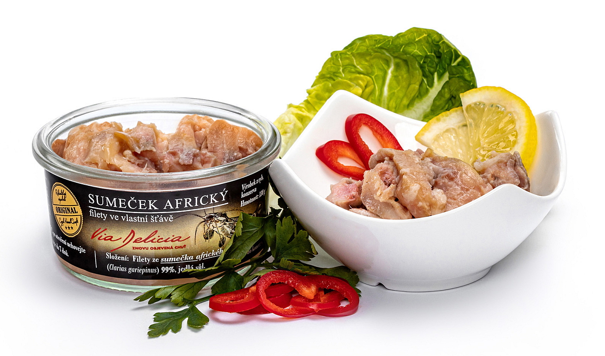 Sumeček africký filety ve vlastní šťávě