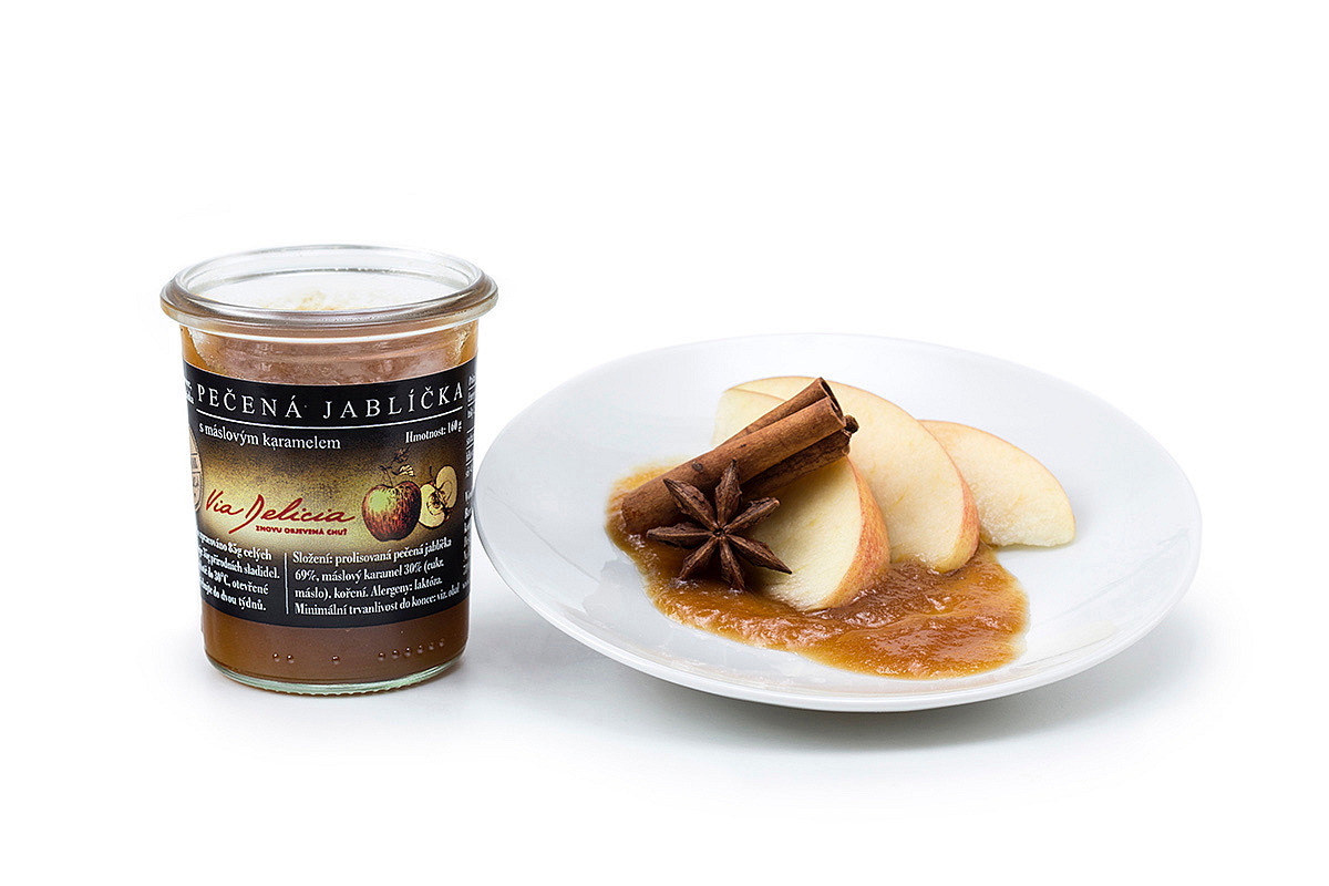 Pečená jablíčka s máslovým karamelem