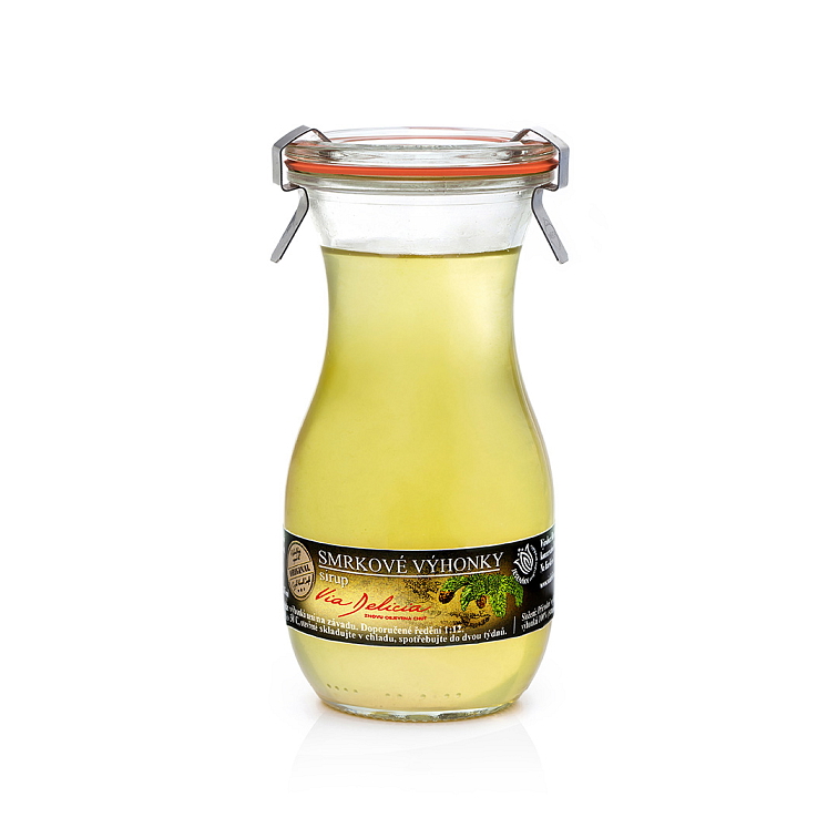 Smrkové výhonky sirup