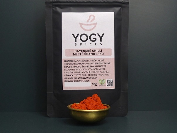 Cayenské chilli mleté Španielsko