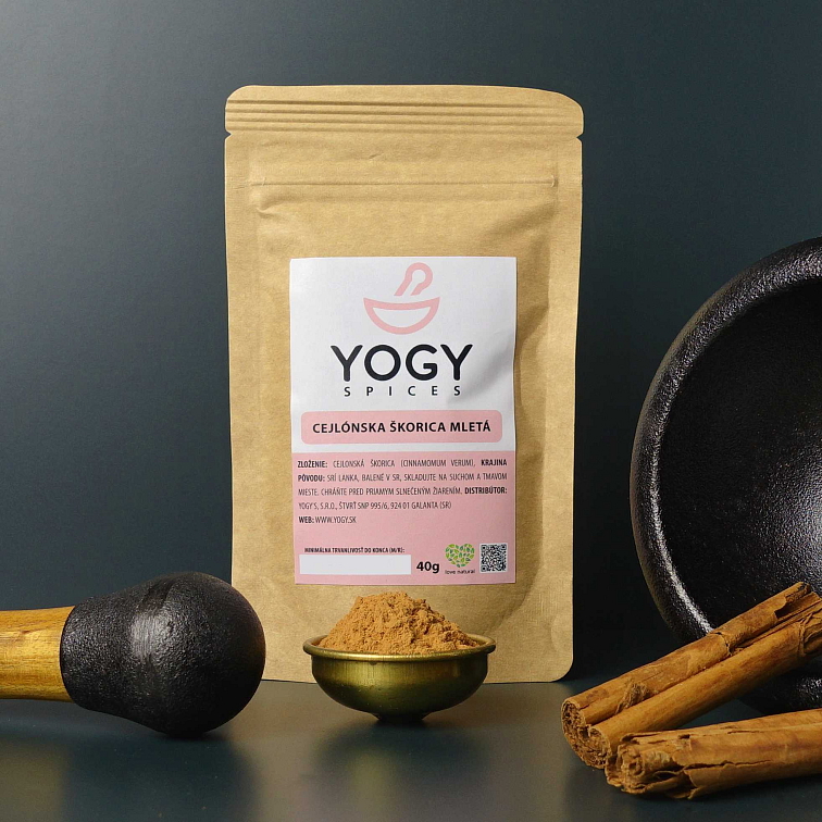 Cejlónska škorica mletá Srí Lanka Vrecúško
