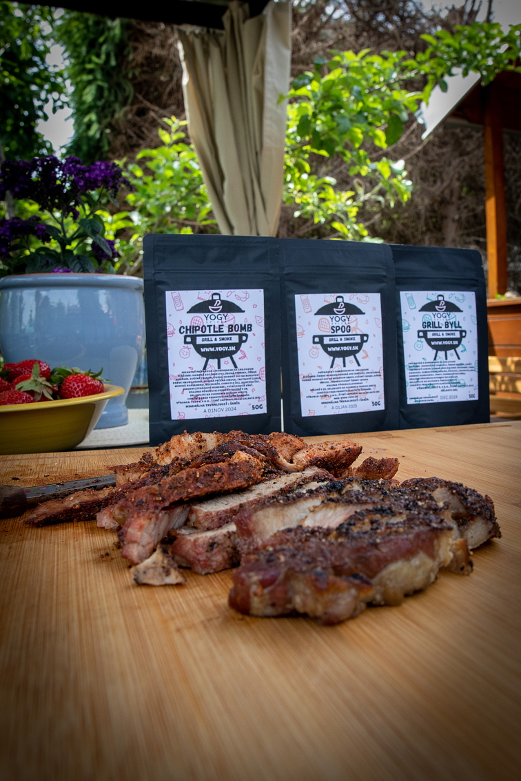 Výhodná sada troch zmesí na grilovanie -SPOG, GRILL BYLL a CHIPOTLE BOMB