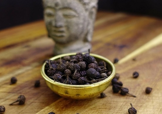 Kubéby Jávske korenie Indonézia Vrecúško