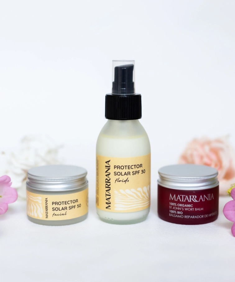 Matarrania Opalovací krém na obličej SPF 50 Organic Facial Sunscreen 30 ml