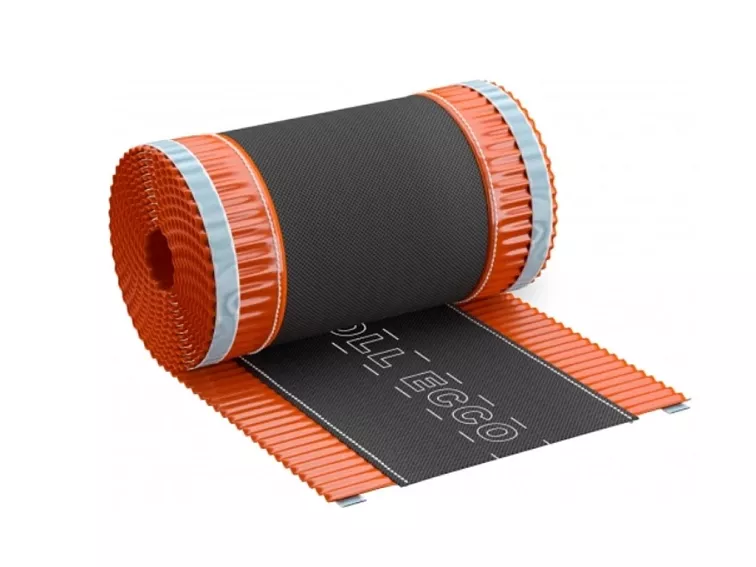 24cm x 5m - Hliníkový hřebenový pás - Cihlová RAL 8004 - ROLL ECCO